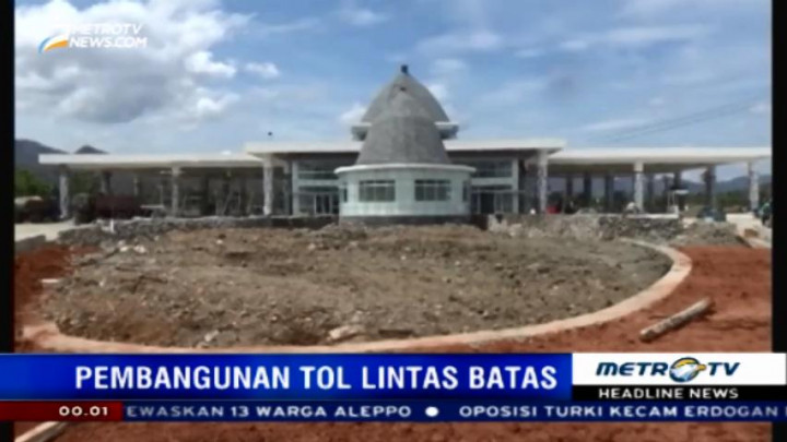 Pembangunan Pintu Perbatasan di Motaain NTT Tahap I Hampir Selesai