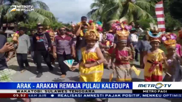 Kemeriahan Festival Budaya Kaledupa di Wakatobi