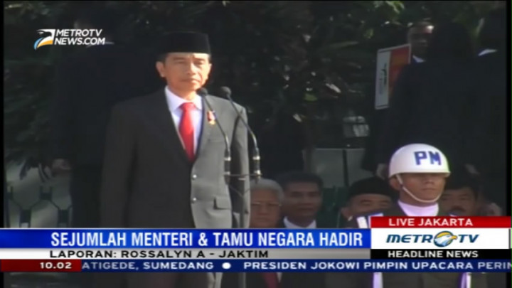 Presiden Jokowi Pimpin Upacara Peringatan Hari Kesaktian Pancasila