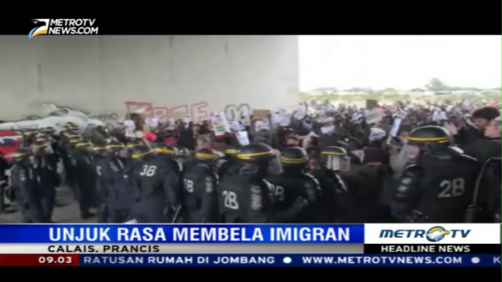 Warga Prancis Tolak Penutupan Akses untuk Imigran