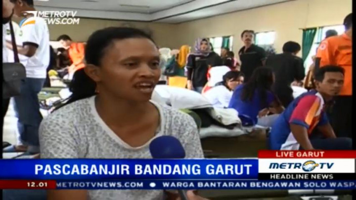 Pengungsi Banjir Bandang Garut Butuh Bantuan Uang