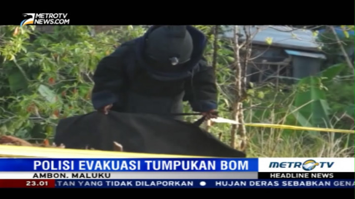 Polisi Temukan Tumpukan Bom Diduga Sisa Konflik Ambon