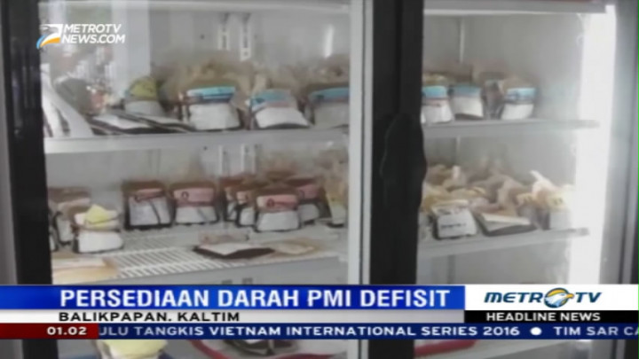 Persediaan Darah di PMI Balikpapan Defisit
