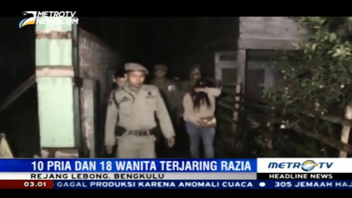 Polisi Razia Empat Lokasi Hiburan Malam di Rejang Lebong