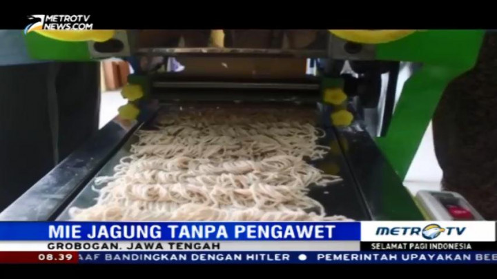 Mie Jagung Hasil Kreasi Kelompok Tani di Grobogan