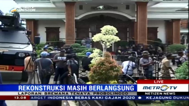 Rekonstruksi Pembunuhan oleh Dimas Kanjeng Dilakukan di Empat Titik