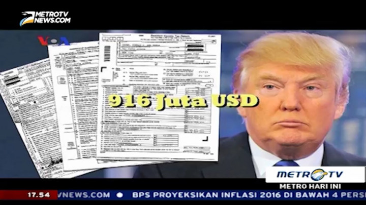 Donald Trump Kemplang Pajak?