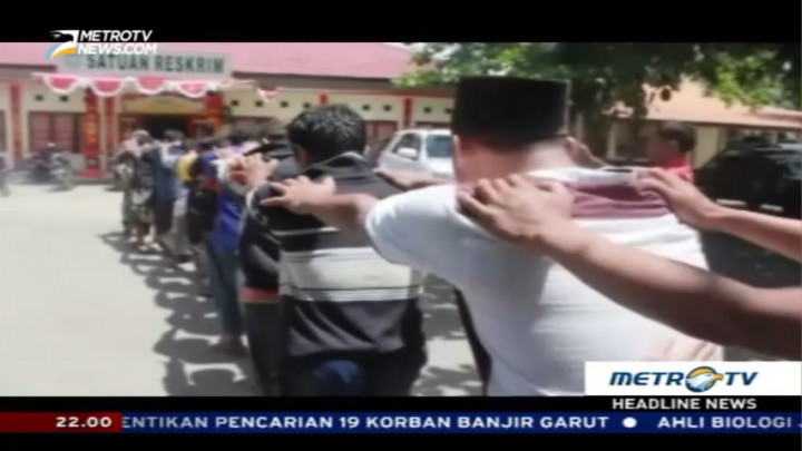 Polisi Amankan 15 Pelaku Bentrokan di Tulang Bawang