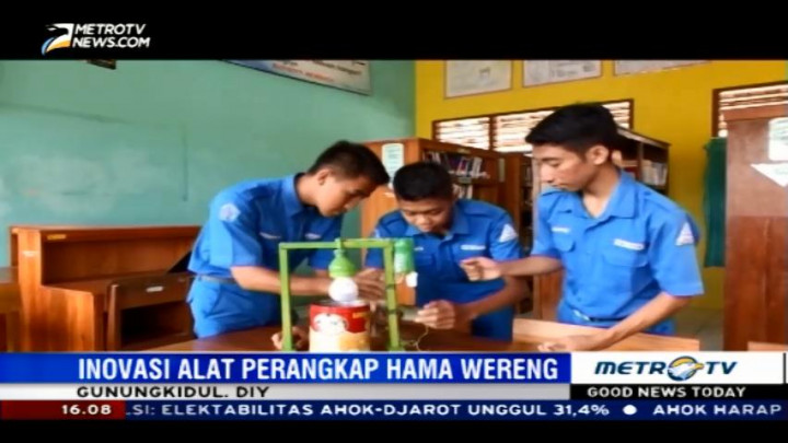 Pecorin, Perangkap Hama Wereng Portabel Karya Siswa SMK