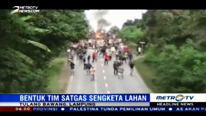 Tim Satgas Dibentuk Selesaikan Sengketa Lahan di Lampung