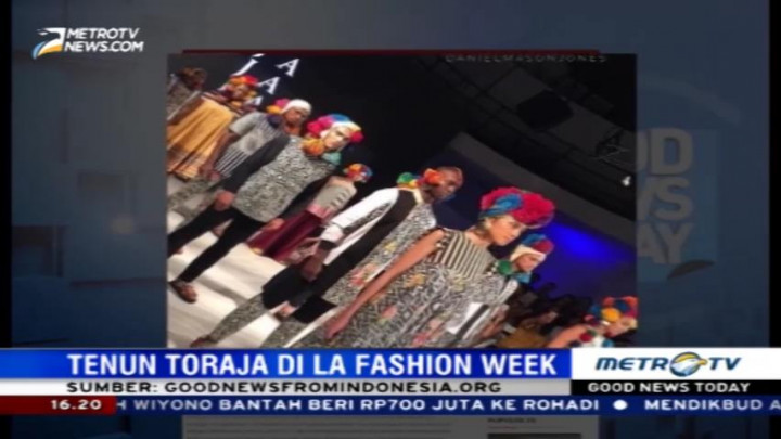 Tenun Toraja di LA Fashion Week