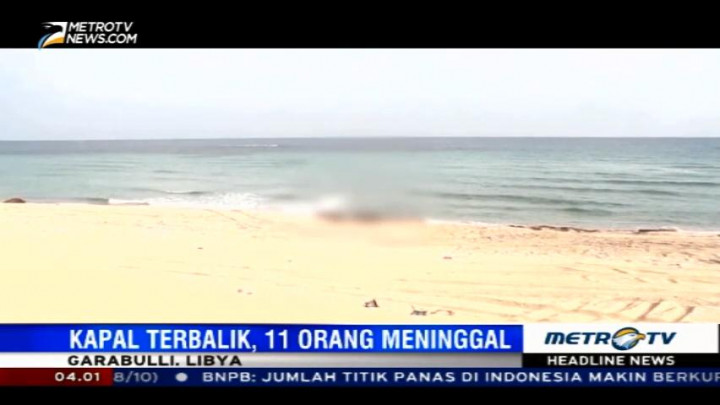 11 Jenazah Imigran Ditemukan di Pantai Libya