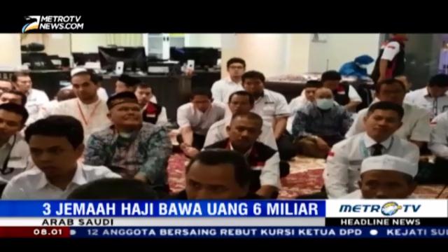 Jemaah Haji Pembawa Uang Miliaran Rupiah Belum Boleh Meninggalkan Arab Saudi
