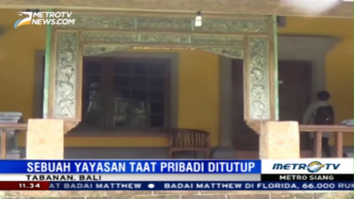 Yayasan Milik Dimas Kanjeng di Bali Ditutup