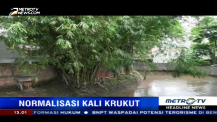 Pemprov DKI Lakukan Sosialisasi dan Pendataan Normalisasi Kali Krukut