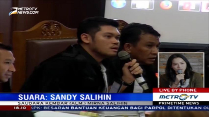 Saudara Kembar Mirna: Tidak Mungkin Kami Menuduh Orang Sembarangan