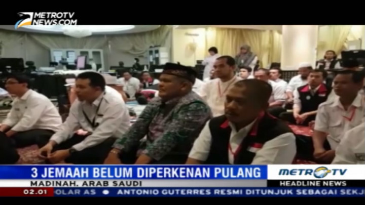 Tiga Haji Pembawa Uang Miliaran Rupiah Belum Bisa Pulang