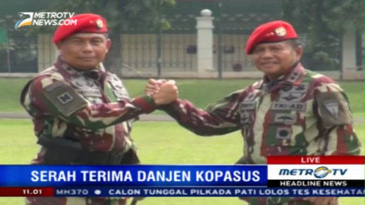 Brigjen Madsuni Resmi Menjabat Sebagai Danjen Kopassus