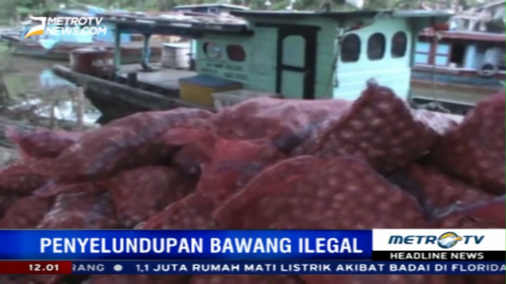 Polres Tanjung Balai Gagalkan Penyelundupan 15 Ton Bawang Merah
