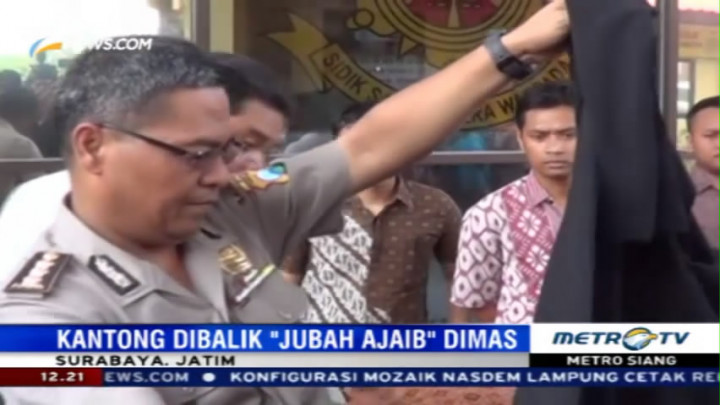 Polda Jatim Amankan Jubah Ajaib Dimas Kanjeng