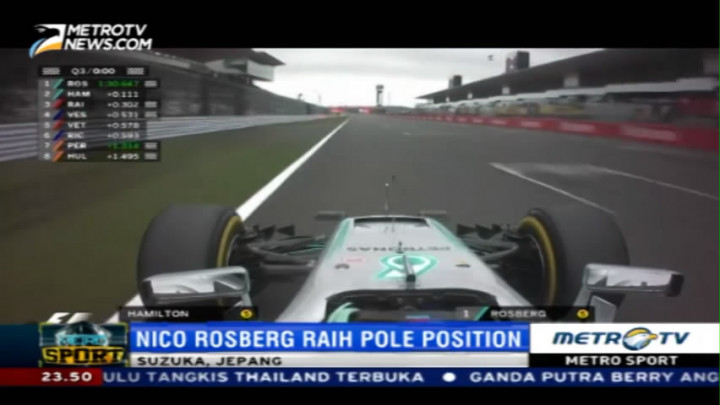 Nico Rosberg Raih Pole Position di GP Jepang