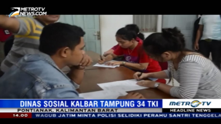 Malaysia Deportasi 34 TKI Ilegal