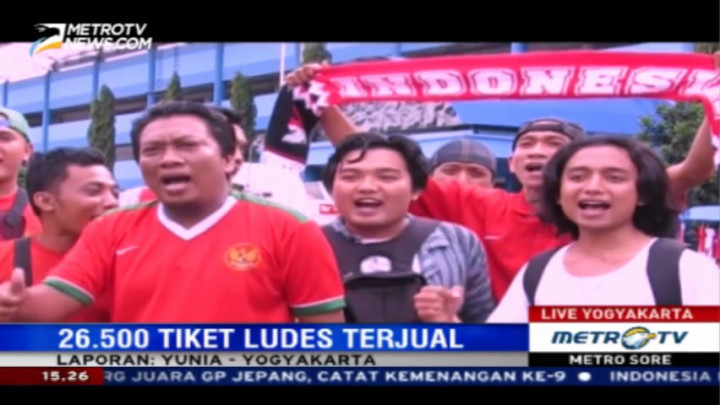 Suporter Mulai Padati Stadion Maguwoharjo Jelang Laga Indonesia vs Vietnam