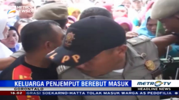 Penjemputan Jemaah Haji di Gorontalo Diwarnai Kericuhan