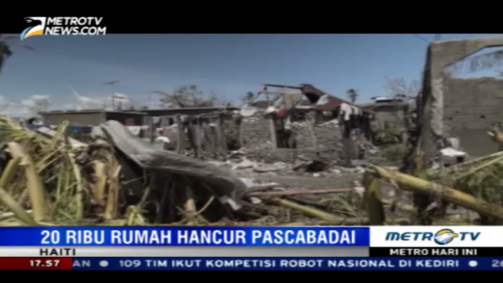 Lebih dari Seribu Orang di Haiti Tewas Akibat Badai Matthew