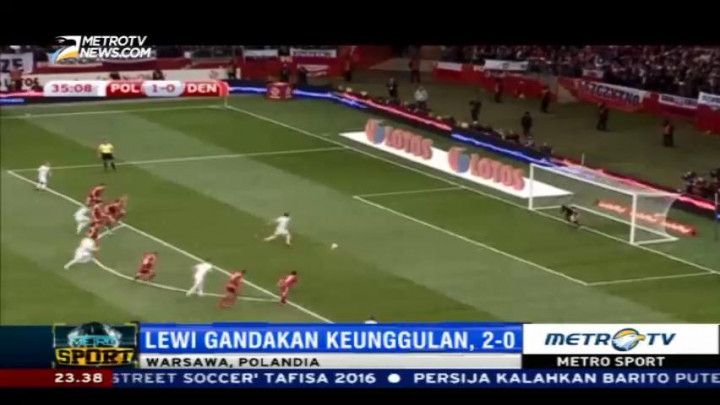 Polandia Kalahkan Denmark 3-2