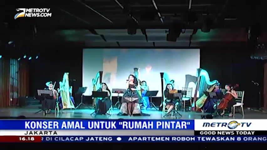 Harpist Muda Indonesia Gelar Konser Amal untuk Kaum Marjinal