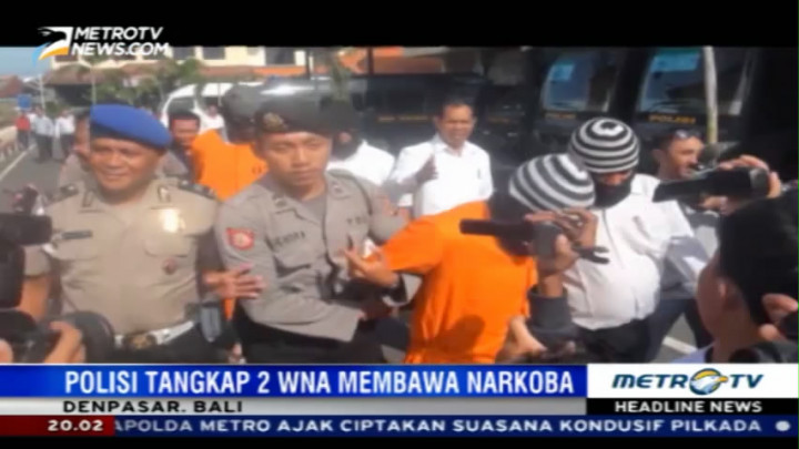 Dua WN Australia Ditangkap Saat Bawa Ganja di Bali