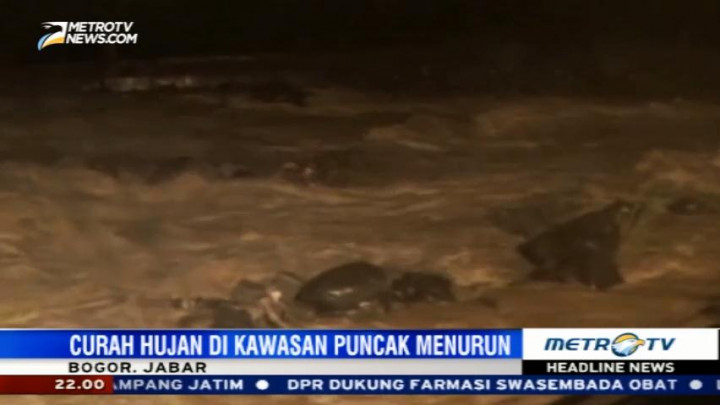 Sempat Naik, Ketinggian di Air di Bendungan Katulampa Berangsur Turun