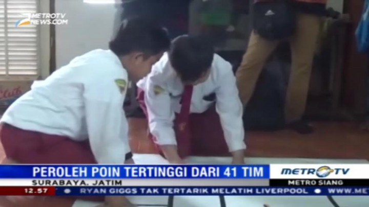 Siswa SD Surabaya Juarai National Robotic Competition 2016