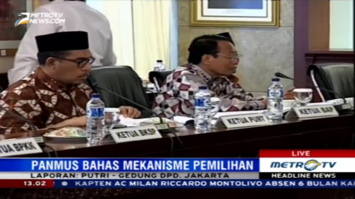 Rapat Panmus DPD Bahas Mekanisme Pemilihan Ketua Baru