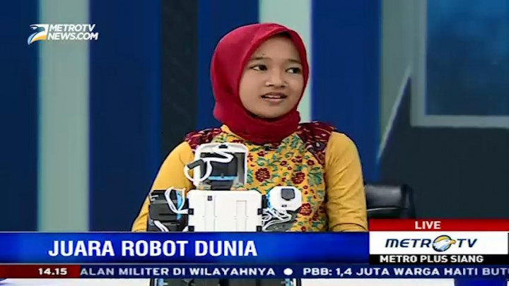 Setelah Juara Kontes Robot Dunia, Ocha Ingin Ciptakan Robot Peternak