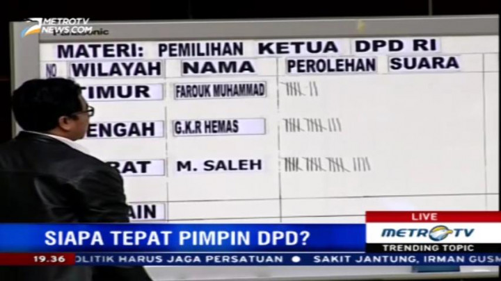 Siapa Tepat Pimpin DPD?