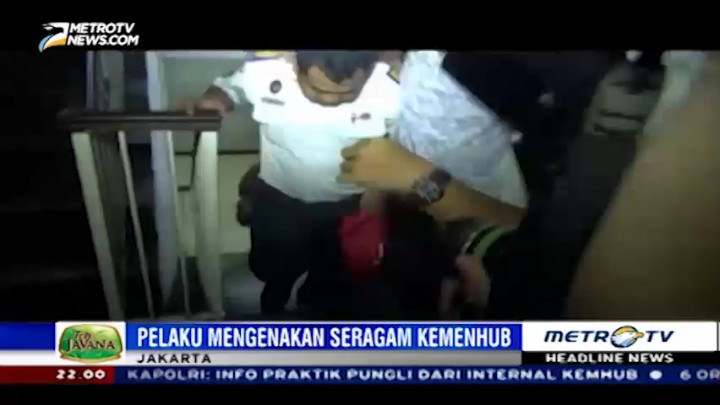 Enam Pelaku OTT di Kemenhub Digiring ke Polda Metro Jaya