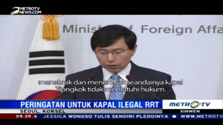 Korsel akan Gunakan Kekerasan Jika Kapal Ikan Tiongkok Tak Patuhi Hukum