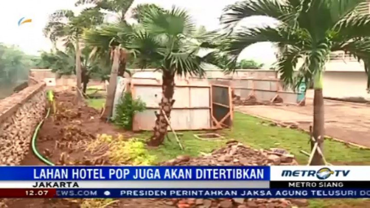 Normalisasi Kali Krukut, Sebagian Lahan Hotel Pop Kemang Dibongkar