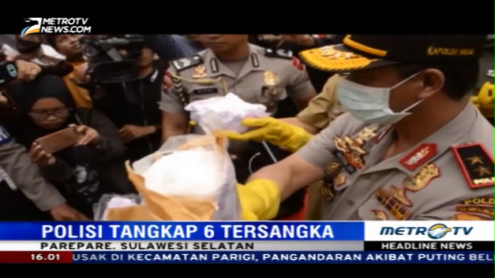 Kapolda Sulsel Musnahkan 6 Kg Sabu