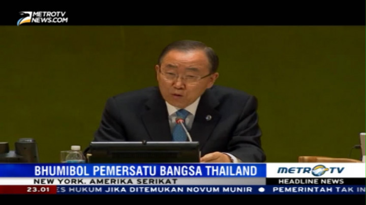 Sekjen PBB Sampaikan Belasungkawa atas Wafatnya Raja Thailand