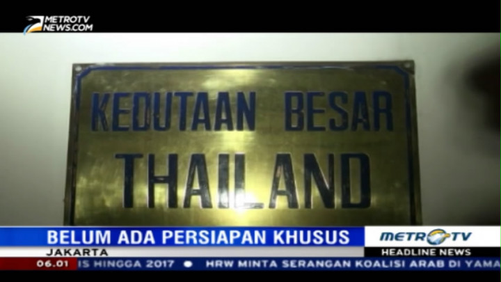 Kedubes Thailand akan Kibarkan Bendera Setengah Tiang