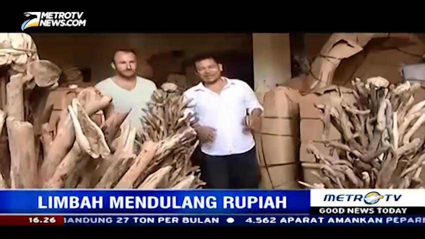 Perajin Asal Bali Sulap Limbah Ranting Kayu Jadi Karya Seni