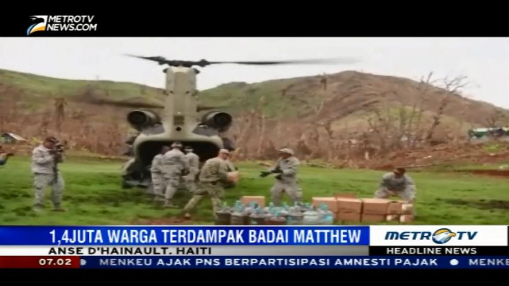 USAID Mulai Distribusikan Bantuan untuk Korban Badai Matthew di Haiti
