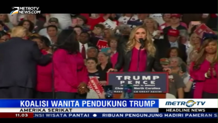 Trump Berupaya Tepis Isu Negatif dengan Menampilkan Women for Trump