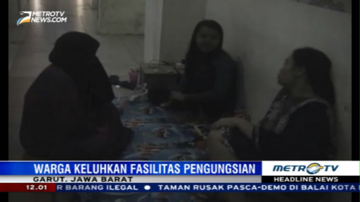 Korban Banjir Garut Masih Bertahan di Pengungsian