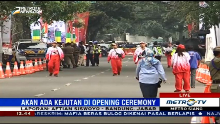 Panitia Bersiap Jelang Upacara Pembukaan Peparnas 2016