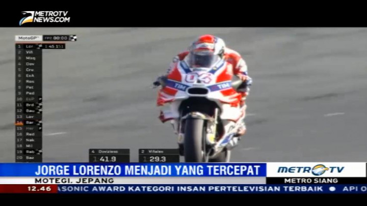 Jorge Lorenzo Tercepat di Latihan Bebas Kedua GP Jepang