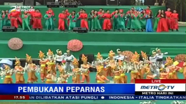Kemeriahan Pembukaan Peparnas 2016